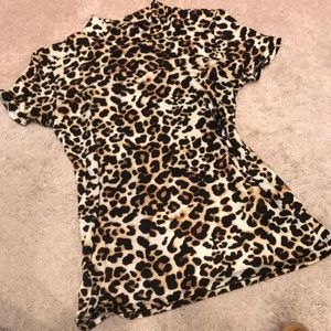 Leopard print top